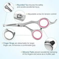 thumbnail image 4 of Genwiss Pet Grooming Scissors Kit, Stainless Steel Trimmer Set with Straight, Curved, Thinning Shears & Comb, 5 Pack, 4 of 5