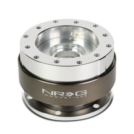 NRG Innovations SRK -200 -1SL SFI Steering Wheel Quick Release Adapter Gen 2.0 Silver Body / Titanium