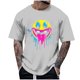 thumbnail image 1 of Blusas y camisas de manga corta y cuello redondo para hombre. Blusas/camisetas de manga corta con cuello redondo y estampado de Halloween para hombre. Blusa para hombre., 1 of 4