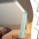 thumbnail image 1 of Xihbxyly Lámpara de Escritorio Led, Diseño Plegable y Ajustable, Tres Temperaturas de Color, Atenuación Continua, Protección Contra Luz Azul, Conector Usb, Ideal para Estudiar y Trabajar, Blanco, Azu, 1 of 6