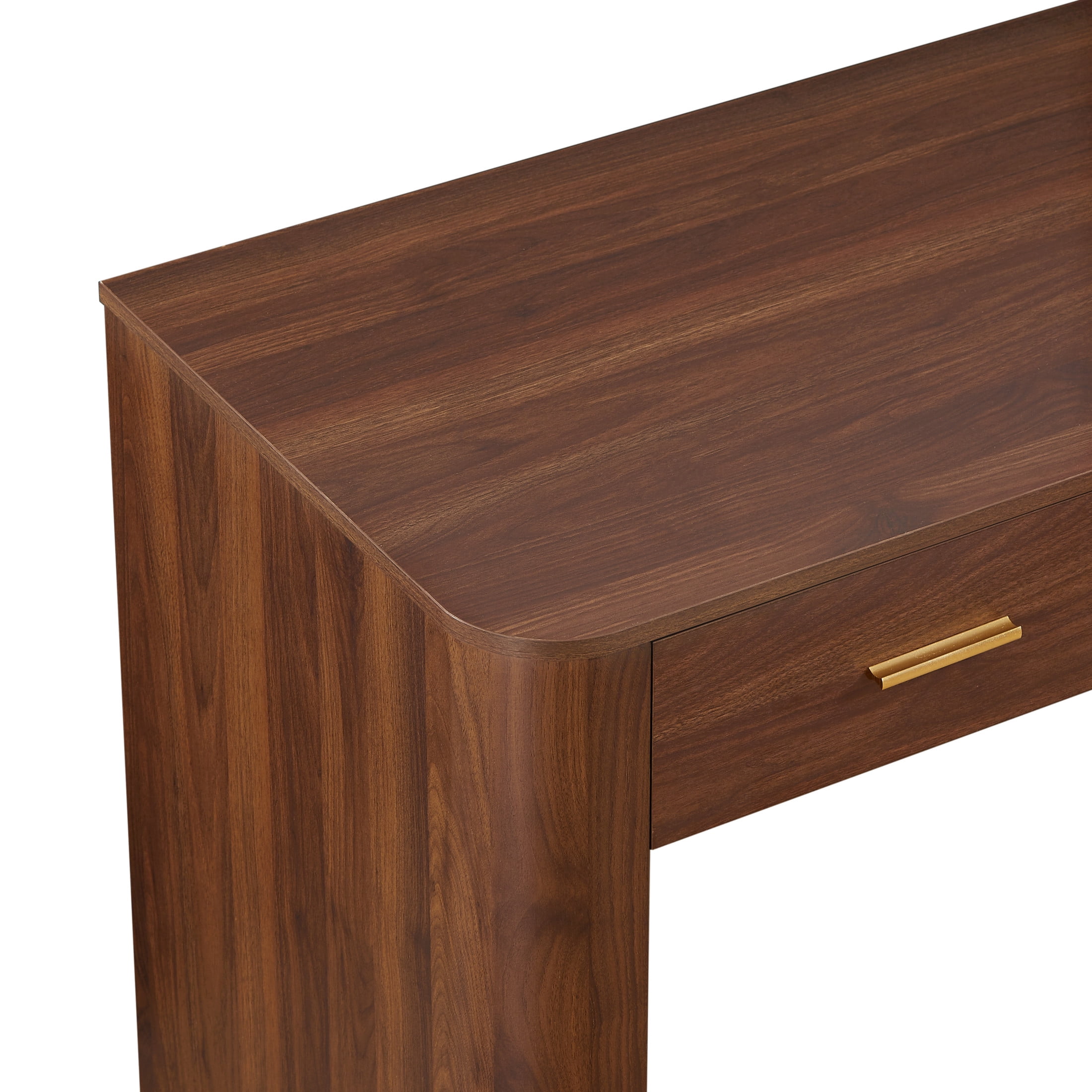 Christopher Knight Home 58.3" Storage Writing Desk with 3 Drawers, Dark Walnut