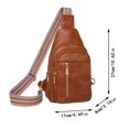 thumbnail image 2 of Women Shoulder Bag Fashion New Pattern Solid Color Large Capacity Layered Practical Messenger Bag Leather Shoulder Bag, 2 of 7