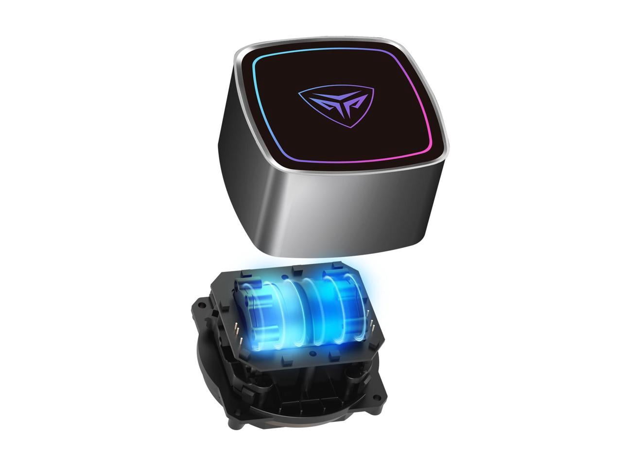 PCCOOLER Dual-Pump AIO Liquid CPU Cooler (Black)