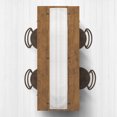 thumbnail image 2 of Creative Products Taupe Dot 16x90 Cotton Twill Table Runner, 2 of 3