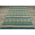 Rug Key Largo Polypropylene Indoor Area Rug Turquoise (6X9 Rectangle