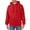 Red, variant on Mens Hoodie Midweight Hoodie Sweatshirt for Men Oversized Pullover Hoodie with Pocket