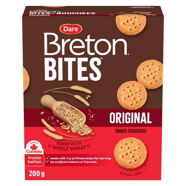 Breton Original Bites Crackers, Dare