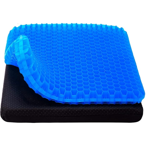 Maison De J Gel Seat Cushion for Long Sitting Blue Seat