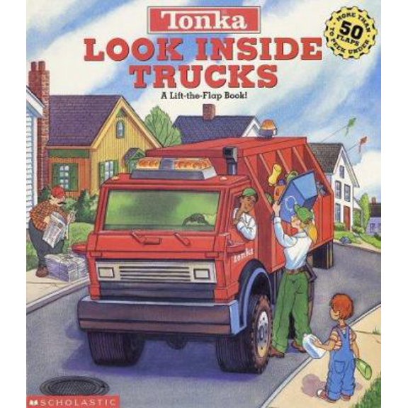 Pre-Owned Tonka Look Inside Trucks: A Lift-The-Flap Book! (Unknown) 0439050200 9780439050203