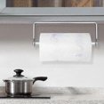 thumbnail image 2 of Kitchen Roll Holder No Drilling, Kitchen Paper Holder Wall Mounted Paper Roll Holder Storage Organizer - Aluminum Material (Kitchen Roll Holder 1), 2 of 5