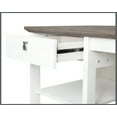thumbnail image 4 of Saint Birch Finley White 47-inch Writing Desk with Storage and Shelves, 4 of 6