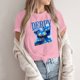 thumbnail image 3 of Pop cazadora para niña Demo-n Hunters Round-Neck Printed Anime Trio Poster T Shirt （Pink）, 3 of 3