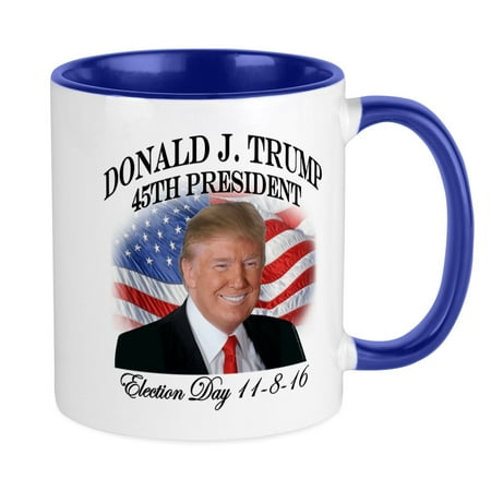

CafePress - President Trump Mugs - Ceramic Coffee Tea Novelty Mug Cup 11 oz
