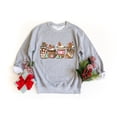 thumbnail image 2 of Gingerbread Christmas Coffee Shirt, Christmas coffee Sweatshirt, women Holiday sweater, Xmas Tee, Coffee Lover gift, Latte drink Crewneck, Merry Christmas Hoodie, 2 of 3