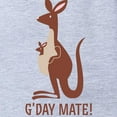 thumbnail image 2 of CafePress - Gday Mate Kangaroo - Cute Infant Baby Football Bodysuit, 2 of 3