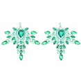 thumbnail image 1 of Woman Face Gems Festival Face Jewels Crystal Glitter Delicate Face Sticker, 1 of 3