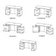 thumbnail image 4 of Escritorio Gamer Maderkit Morfeo 150cm Wengue-Blanco, 4 of 8