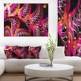 thumbnail image 1 of Unique Magenta Fractal Design Pattern - Oversized Abstract Canvas Art, 1 of 3