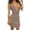 Khaki, variant on Womens Elegant Solid's Dress With Spaghetti Straps And Backless For Evening Events Sophisticated Party Audition Dress Floral Lady Dress, Size M