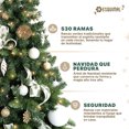 thumbnail image 2 of Árbol de Navidad Clásico 1.5m Esquimal, Pino Navideño Artificial Frondoso, 2 of 6