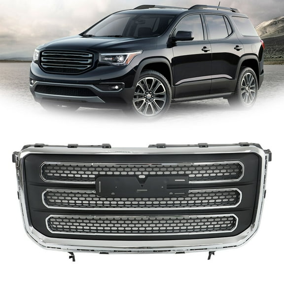 For GMC Acadia SLT 2013-2016 Models High Chrome Shell Grille Assembly Plastic