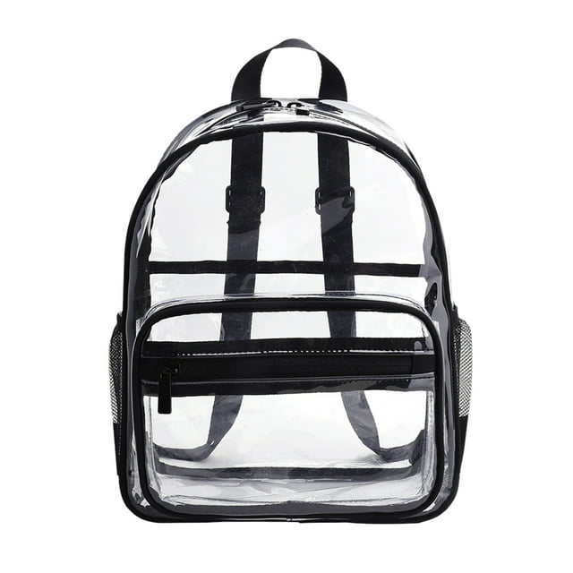 EGNMCR Travel Bag PVC Large Capacity Transparent Backpack School Bag Beach Bag Bag A backpack