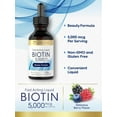 thumbnail image 4 of Biotin Liquid Drops 5000mcg | 4 fl oz | Berry Flavor | Vegetarian, Non-GMO & Gluten Free | by Carlyle, 4 of 8