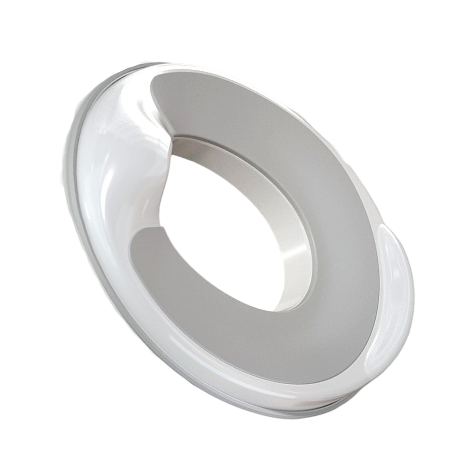 Smooth Plastic Potty Training Toilet Seat For Children With Ergonomic Form Nonslip Base And Simple Clean Surfaces