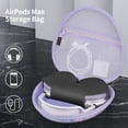 thumbnail image 3 of Funda rígida para auriculares AirPods Max Fintie, color lila, mármol, 3 of 7
