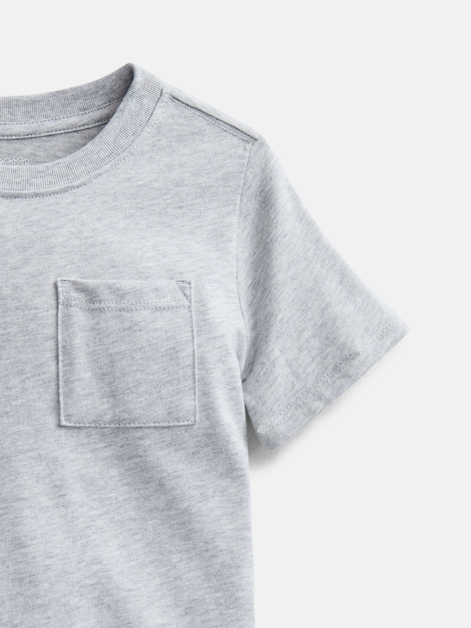 Wonder Nation Toddler Boys' Pocket Tee with Short Sleeves, Sizes 0M-5T