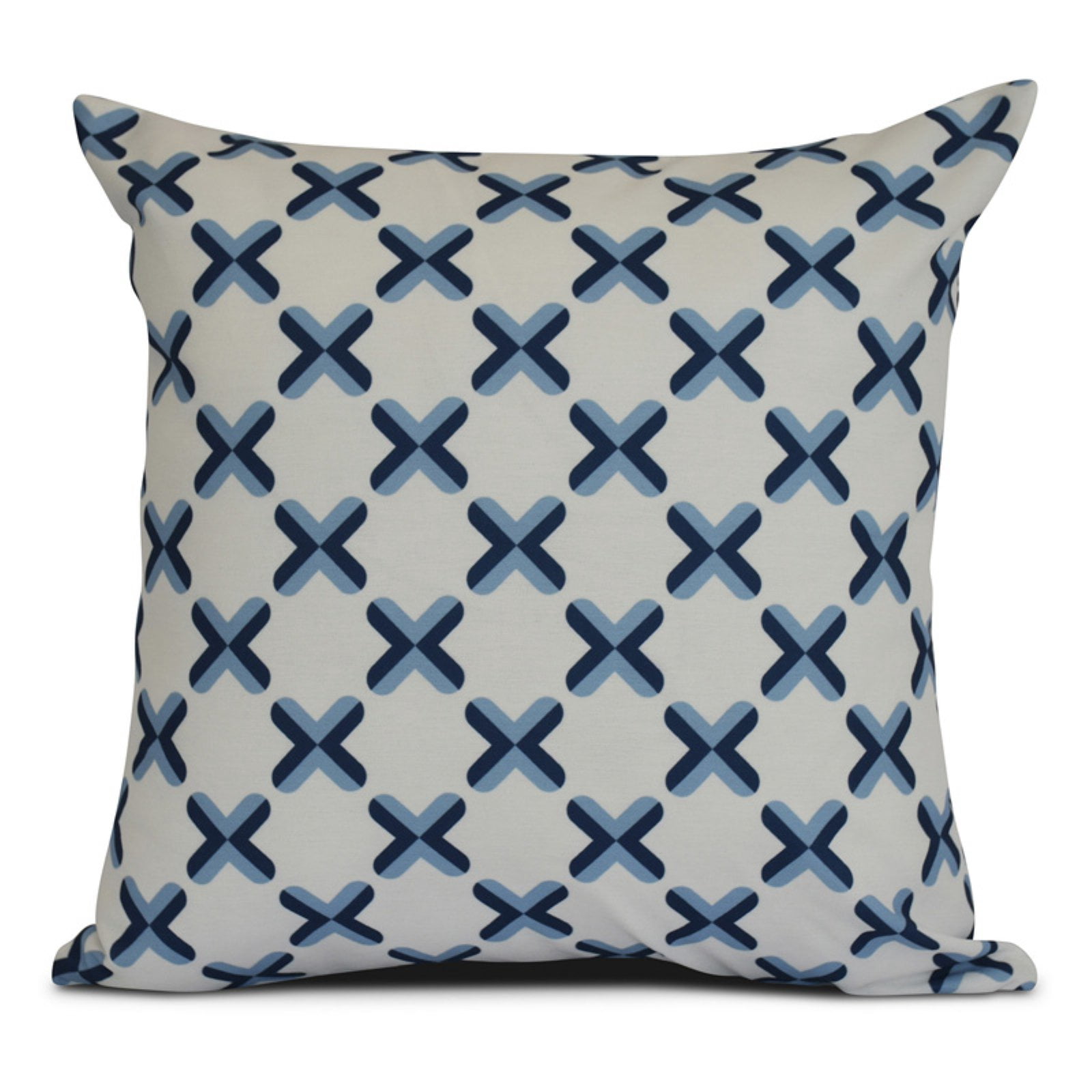 Simply Daisy, Geometric, Criss Cross Outdoor Pillow