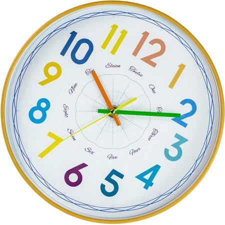 Children s Room Wall Clock For Bedroom Living Office Decor Home Digital Kitchen Battery Operated