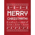 thumbnail image 2 of Men's Ugly Christmas T-Shirt - Funny Merry Christmath Math Holiday Shirt, Xmas Party Gift for Him, Long Sleeve, 2 of 5