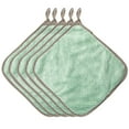 thumbnail image 2 of Miayilima Wipes Cleaning Rag Dishrag Scouring Pad 5Pcs Rag Dish Cloth Water Absorption Thickening Pot Washing Towel Table Home Kitchen Dishcloth, 2 of 9