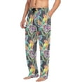 thumbnail image 4 of Top-kevin Multi- Parrots Men's Pajama Pants Sleepwear Lounge Pajama Bottoms with Pockets, S M L XL XXL, 4 of 13
