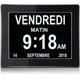 thumbnail image 1 of Reloj calendario digital LCD de 8 pulgadas con fecha, reloj calendario con fecha, día y hora - Reloj de Alzheimer - Reloj para personas mayores (negro), 1 of 5
