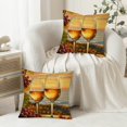 thumbnail image 3 of GooTPa Summer Decor Pillow Covers, Summer Dusk Beach Throw Pillow Case Decoration, Linen Cushion Covers for Couch Sofa Bedroom Living Room Easter Day Home Decor - 18x18in, 3 of 6