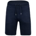 thumbnail image 1 of U.S. POLO ASSN. Pantalón corto de chándal para hombre - Diagonal Fleece Carbon Finish, algodón, liso Azul oscuro 2XL (2X-Large), 1 of 4