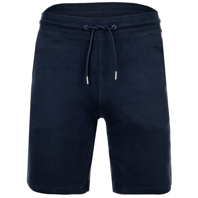 U.S. POLO ASSN. Pantalón corto de chándal para hombre - Diagonal Fleece Carbon Finish, algodón, liso Azul oscuro 2XL (2X-Large)