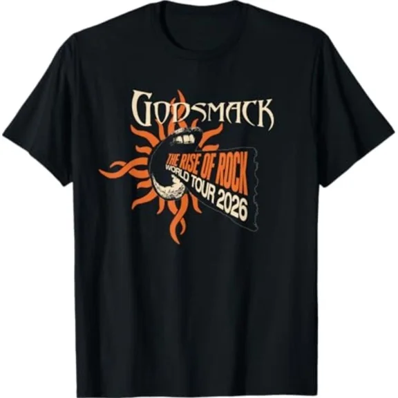Godsmack The Rise of Rock World Tour 2026 Concert Music Fan Unisex T-Shirt, S-5XL