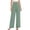Green, variant on Sexlip Women's Straight Leg Pants Spring Fall straight fit elastic waist solid color with pockets versatile Green XXL