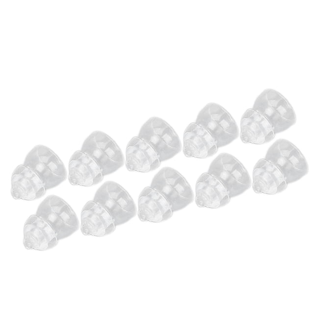 Amplificador de Sonido Cerrado de Doble Capa, Almohadillas de Silicona para Los Loss Oídos, Aniestáticas, Ajuste Cómodo, Comodidad Durante Todo El Día, Paquete de 10 de