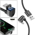 thumbnail image 4 of Cable de carga Cargador Rápido En Forma De U Con Cable USB C Flexible Para La Mayoría De Los Dispositivos Tipo C Negro 2M 2M Magideal Cable de carga, 4 of 6