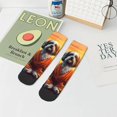 thumbnail image 7 of Fuzoiu Cartoon Puppy Sunset Print Adult Socks, Crew Moisture-wicking Socks, Unisex Cushion Crew Socks,Casual Sports Ankle Socks, 7 of 7