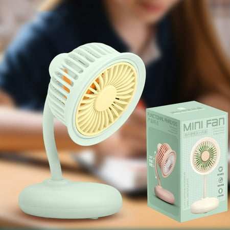 

atinetok USB Desktop Fan Rechargeable Convenient Mini Small Folding Circulating Student Dormitory High Wind Power Fan for Home Garden Patio Fence Balcony Clearance Deals