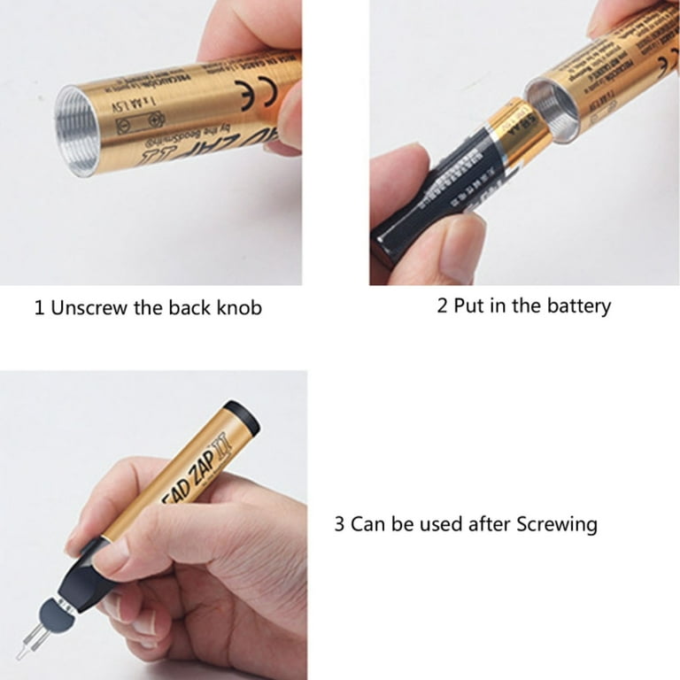 KEINXS 1 Pc Thread Zapper Thread Burner Welding Wax Pen Welding Crayon for  Jewelry carving wax welding pen 