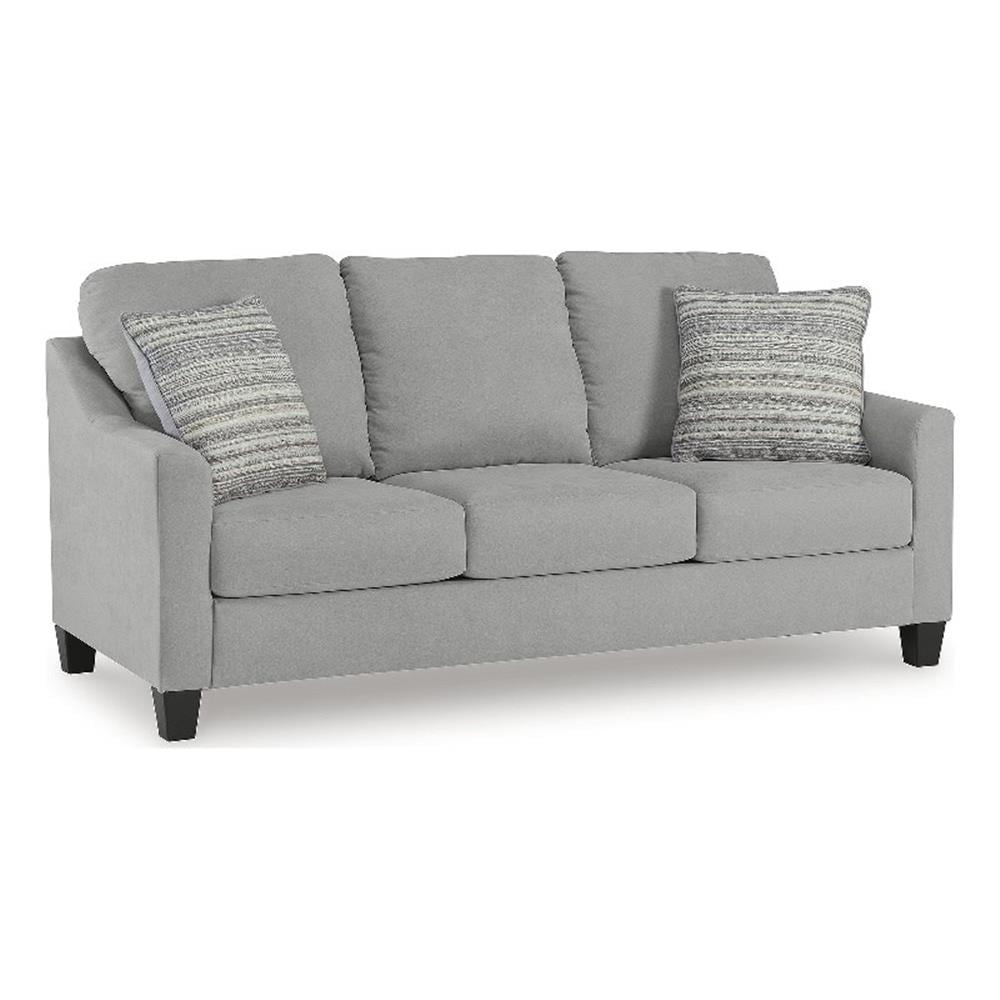 Ashley Furniture Parklynn Classic Sofa – Beige, Transitional Style, Reversible Cushions & Feather-Fiber Pillows