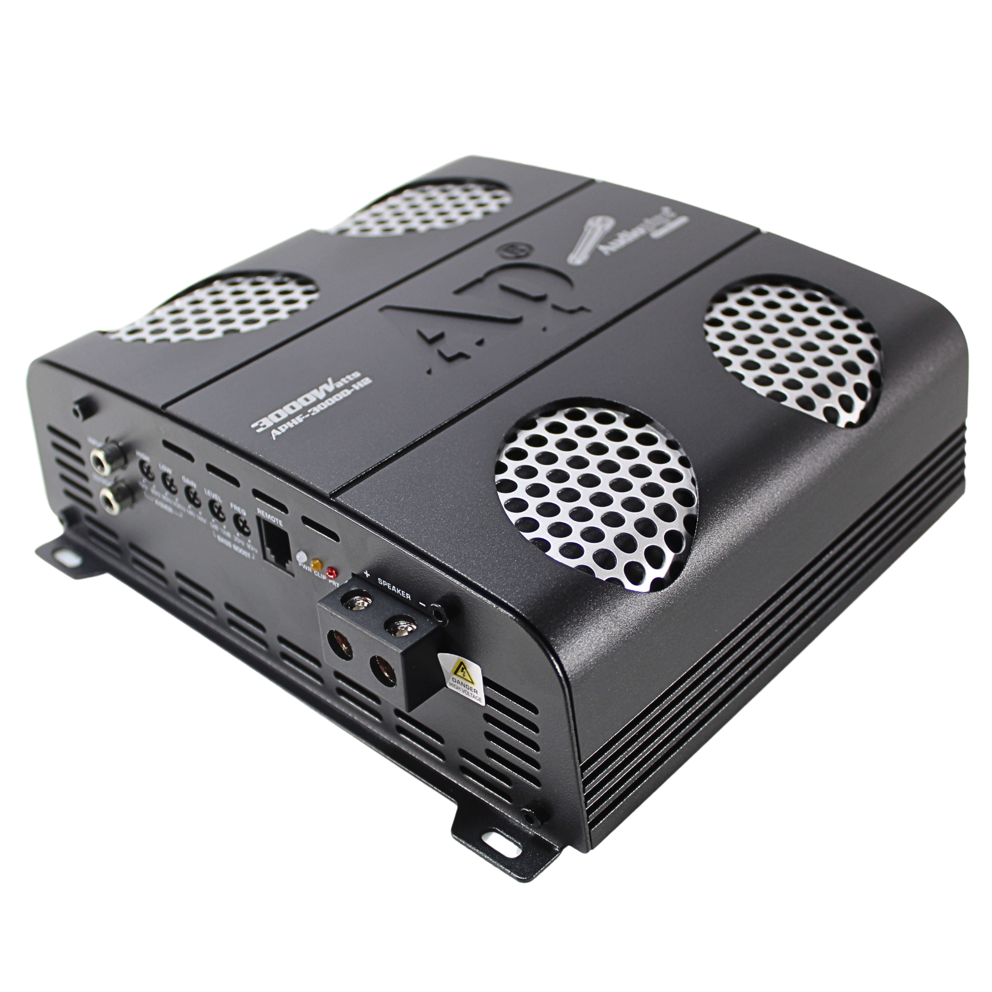 Audiopipe APHF-3000D-H2 Monoblock 3000W 2-Ohm Full Range Class-D Car Amplifier