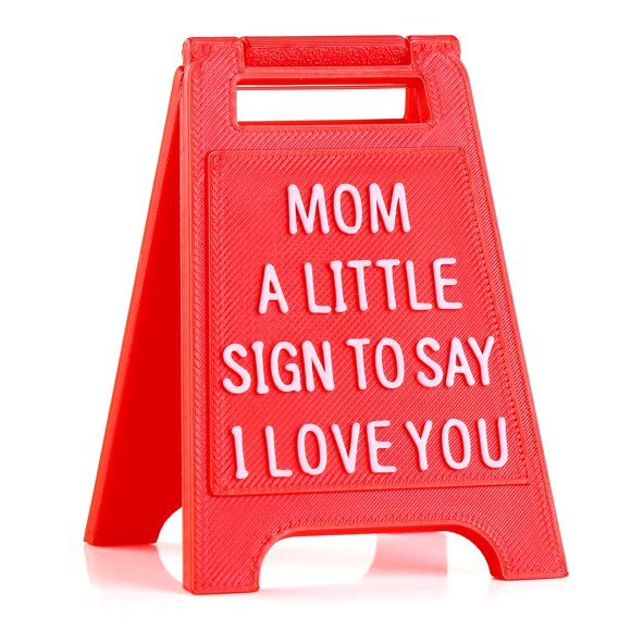 Regalo Para Mamá: Mamá, Un Pequeño Letrero Para Decir Te Amo, Regalo De Cumpleaños Único Para El Día De La Madre Para Mamás, Decoración De Escritorio Linda, Letrero Novedoso Para Madres
