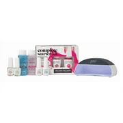 Gelish Mini Basix Gel Easy Soak Off LED Lamp Nail Polish Kit w/ Color Set, 15 mL